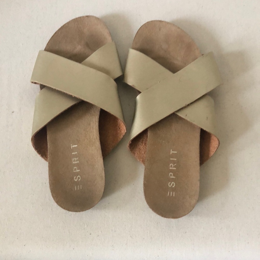 Esprit sandals gold size 6